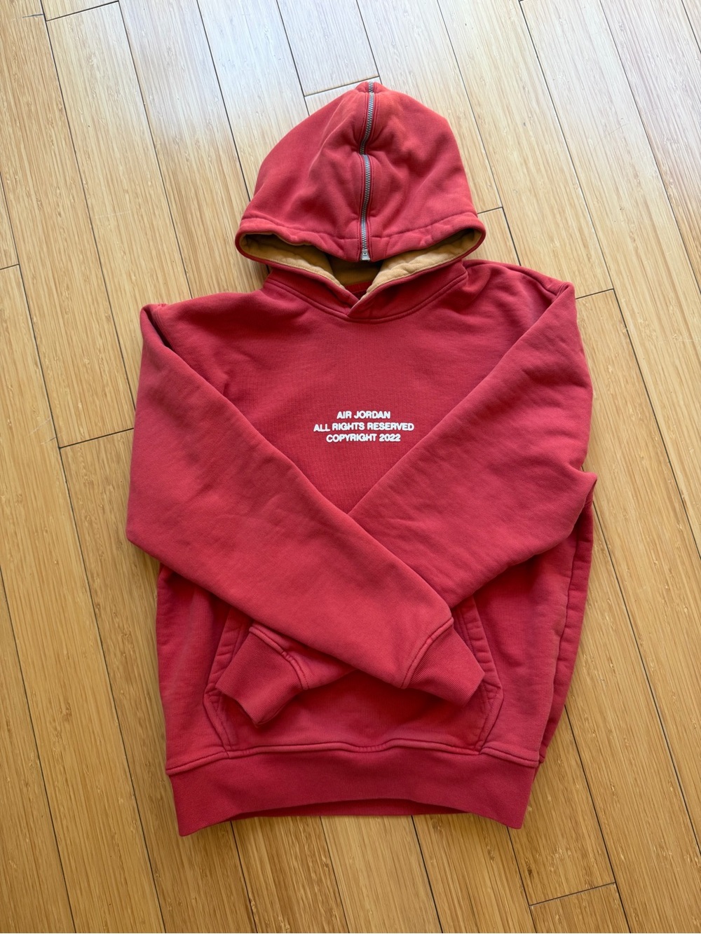 Jordan Red Graphic Pullover Hoodie